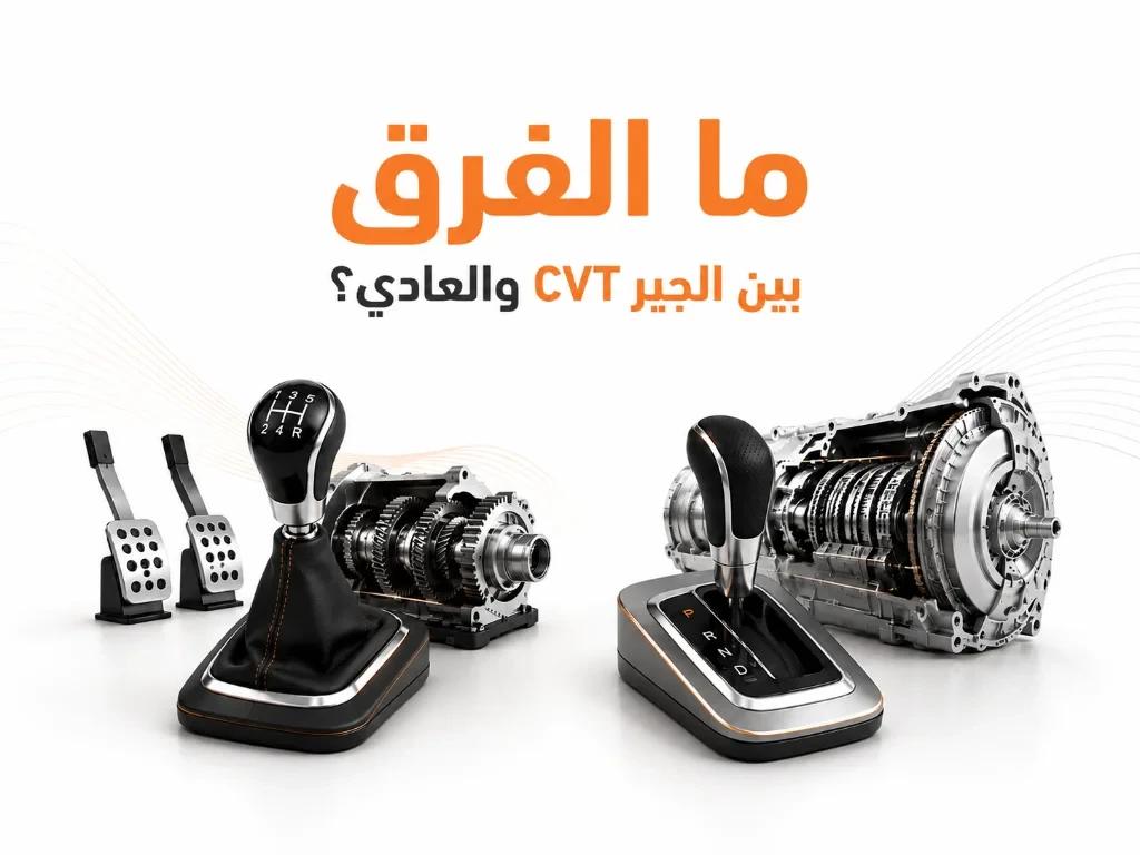 ما الفرق بين الجير CVT والعادي؟ دليلك الشامل لاختيار الأنسب